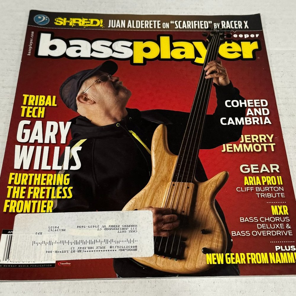 Bass Player Magazine - Gary Willis / Juan Alderete - April 2013